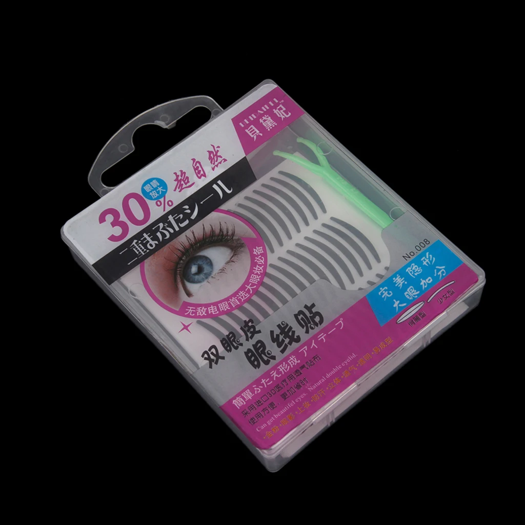 

240 Pairs Adhesive Eyeliner Sticker Template Single Side Double Eyelid Tape Tool