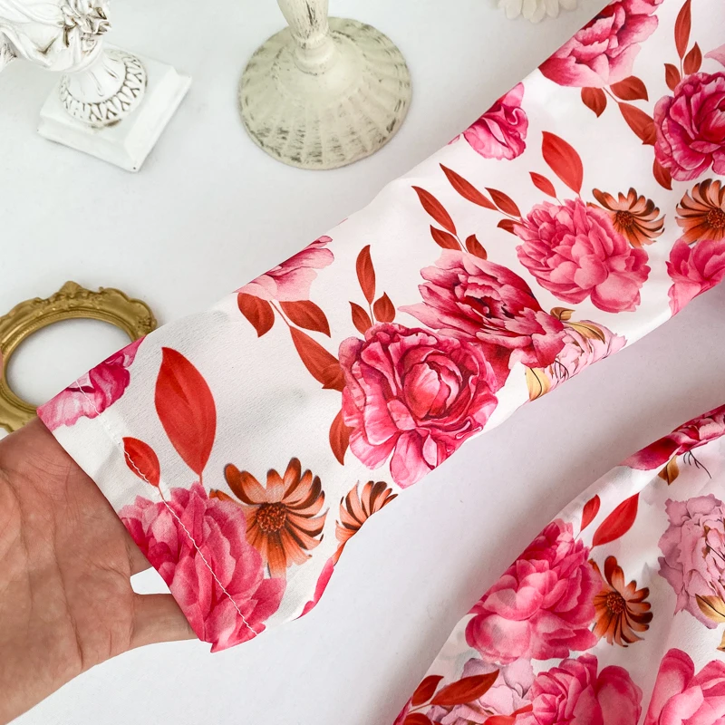 Gagarich Women Elegant Dresses Femme Sweet Floral Print Pleated Irregular Short Vestidos Spring Square Collar Full Dress Fairy | Женская