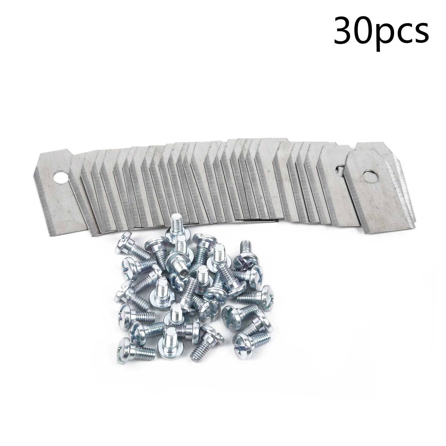 

30 Pcs Grass Cutter Cutting Blades Screws Set For Husqvarna Gardena Cutter Lawn Mower Strimmer Accessories Kit