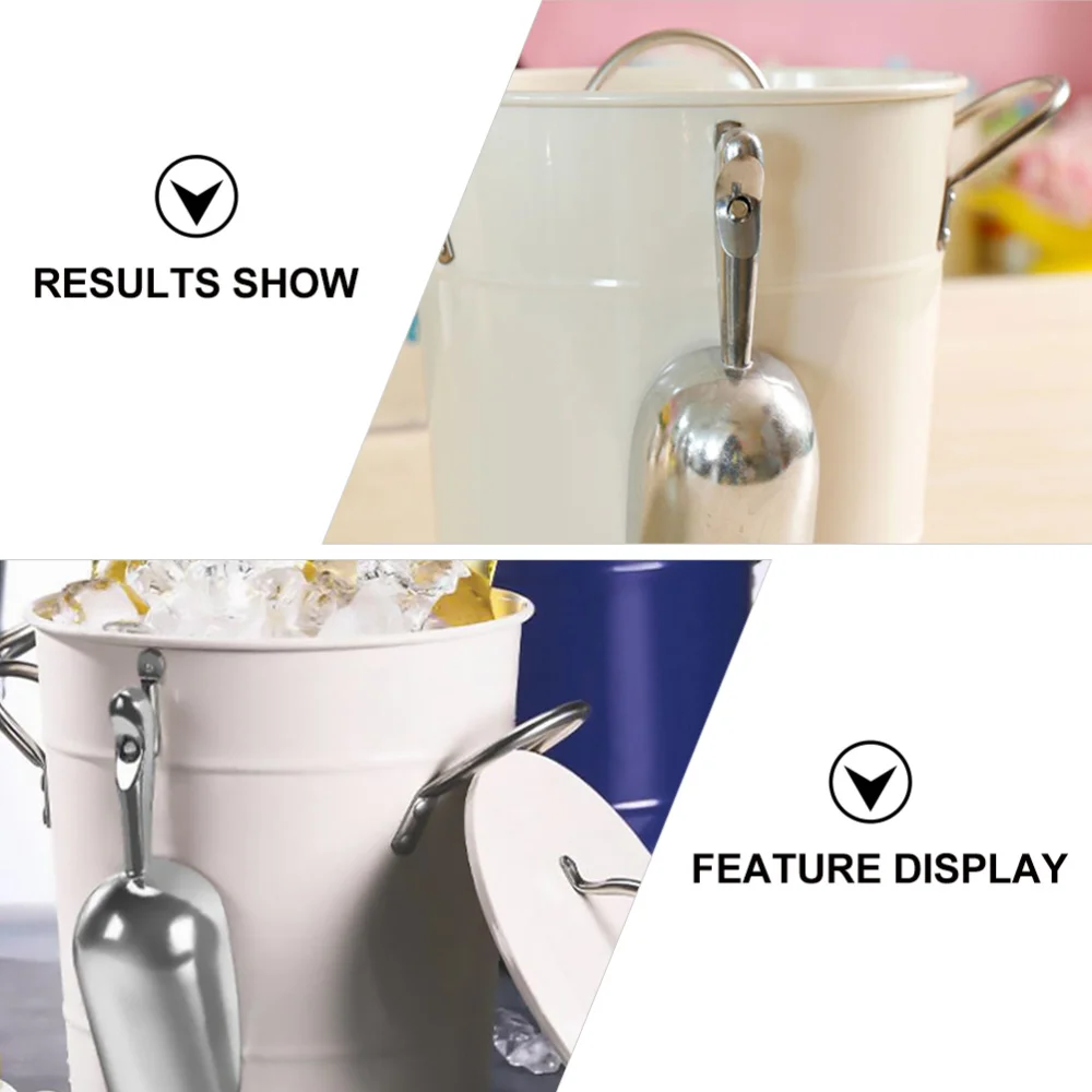 

4.5L Ice Bucket Party Bar Celebration Beverage Bottle Beer Bucket Ice Shovel