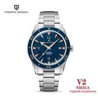 2021 new pagani design 41mm mens automatic mechanical watch classic retro 200m waterproof business sports watches reloj hombre