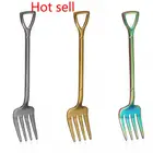 1 шт. золотой набор посуды зеркало Нержавеющаясталь набор посуды Ножи вилка, кофейная ложка набор столового прибора можно мыть в посудомоечной машине набор столовых приборов