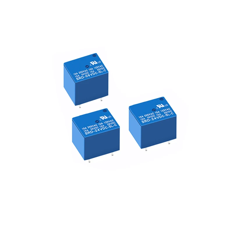 5 шт. реле 5PIN SRD-05VDC-SL-C SRD-09VDC-SL-C SRD-12VDC-SL-C SRD-24VDC-SL-C SRD-48VDC-SL-C DC 5V 12V 24V 48V Мощность |