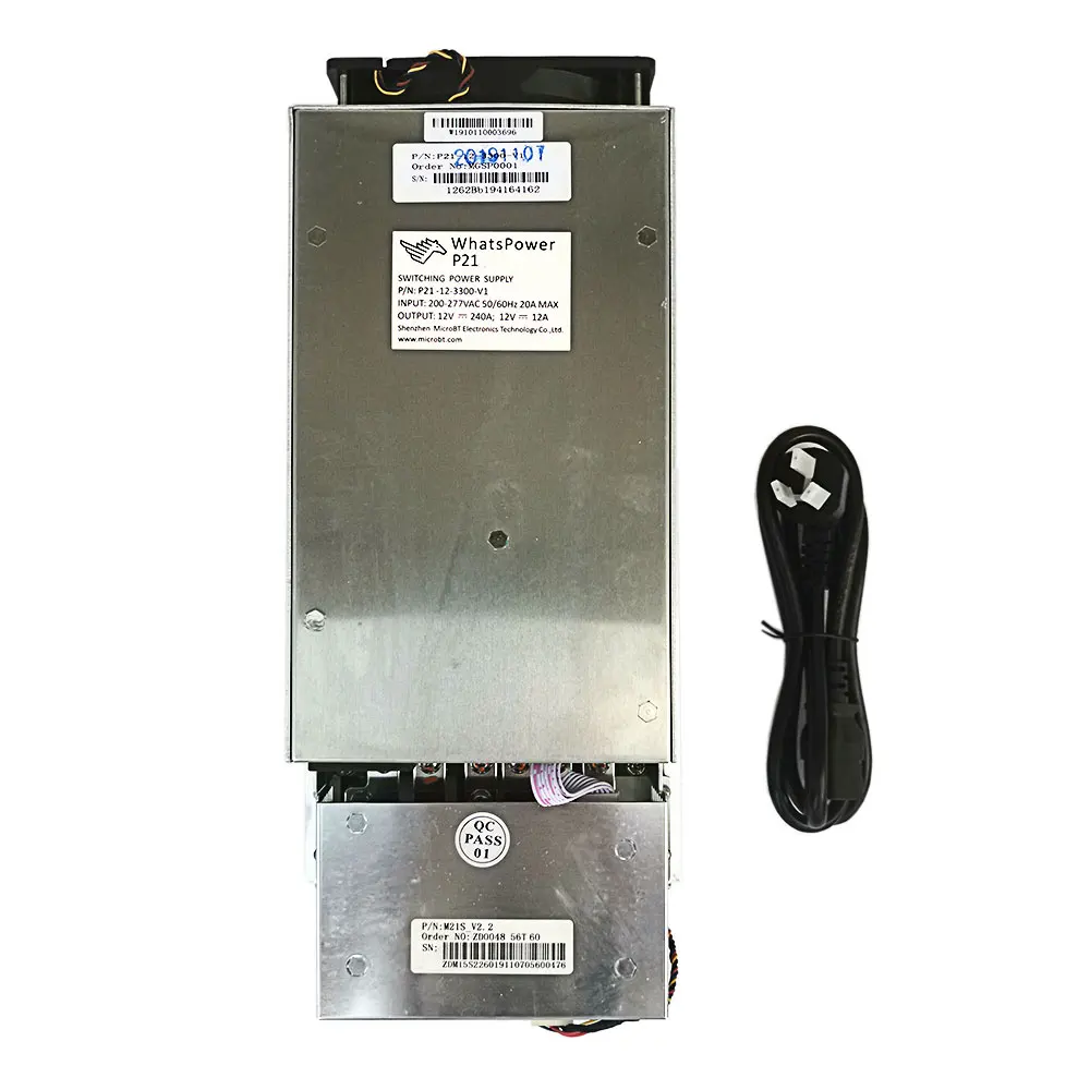whatsminer m21s 56t sha-256 btc bch майнинг miner новый асик минералы asic psu блок питания лучше чем