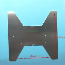 1pcs Creality CR-10 S5 Y-AXIS Carriage Aluminum plate Hotbed support build plate CR-10 5S 500mm 3D printer parts