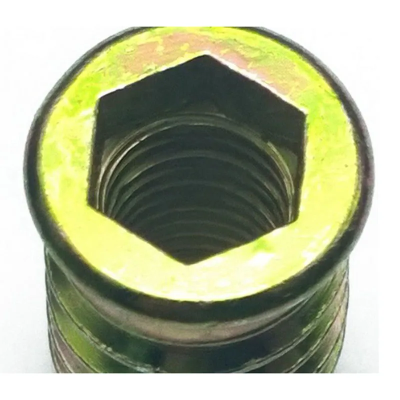 M6M8M10 1/4 американский стандарт цинковый шестигранный привод Фланцевая головка