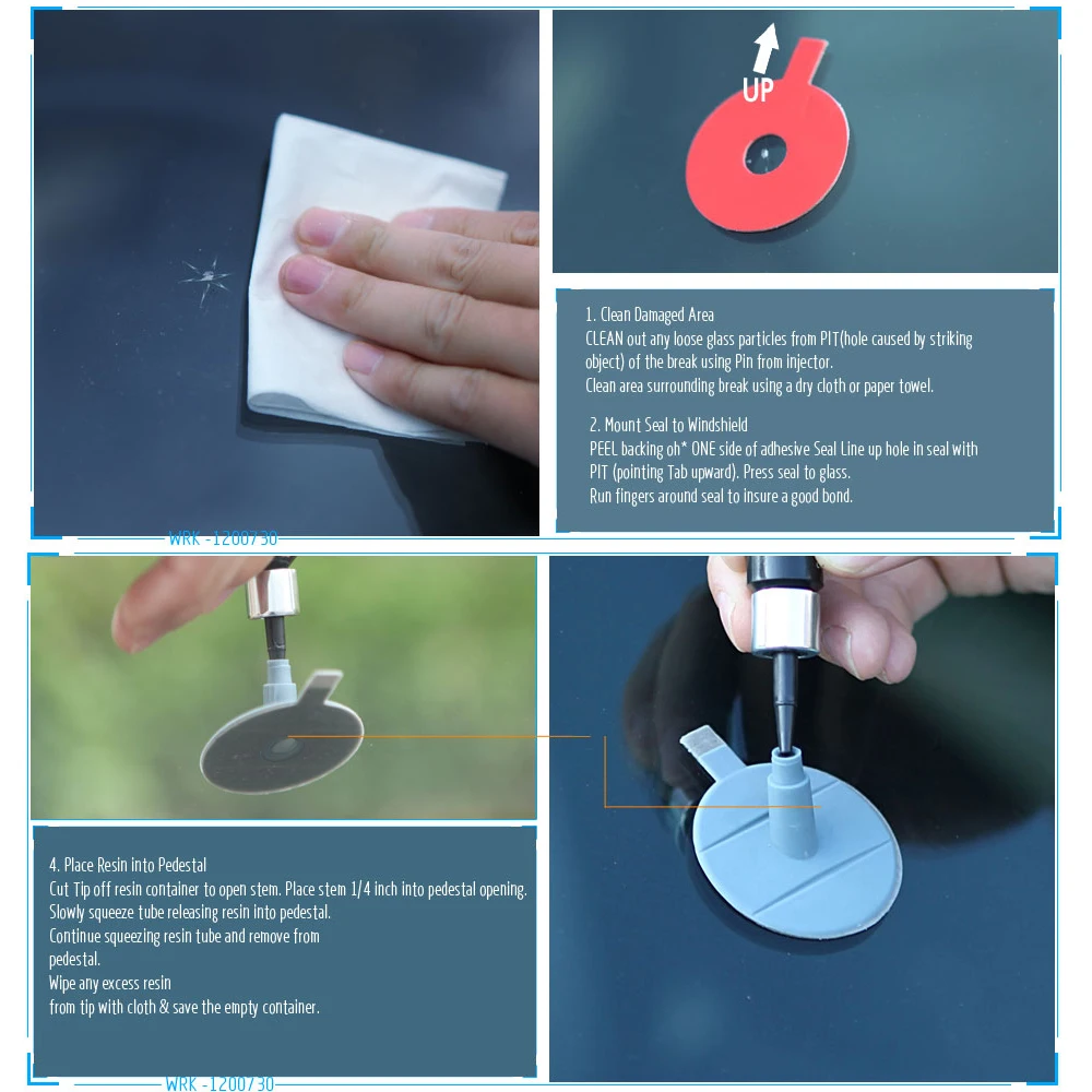 1 шт. лобовое стекло автомобиля Стекло Ремкомплект инструмент для чип трещины Star