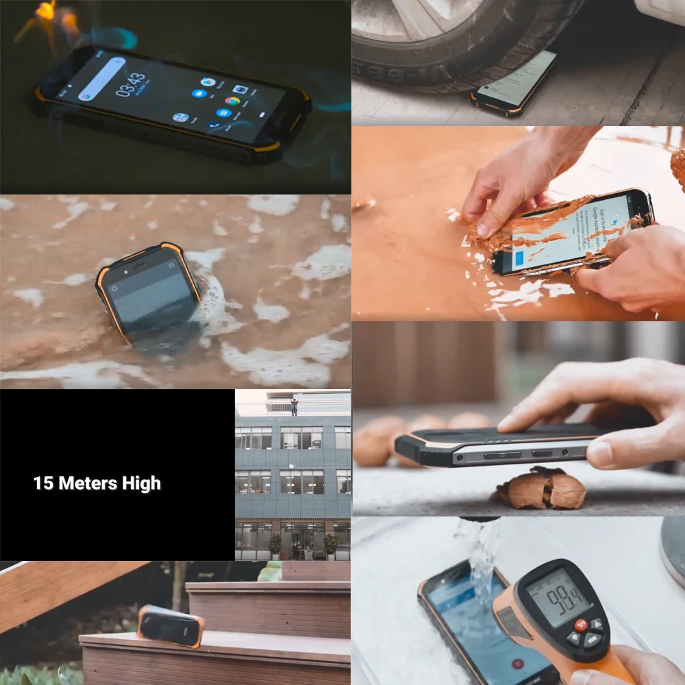 Мобильный телефон DOOGEE S40 4G сеть прочный дисплей 5 дюйма 4650 мАч четырехъядерный MT6739