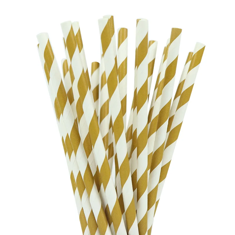 J 25 шт. фольга золото розовое золото серебро бумажные соломинки Свадебные сувениры звезда питьевой соломки для дней рождения вечерние украшения Детские принадлежности для вечеринок - Цвет: J