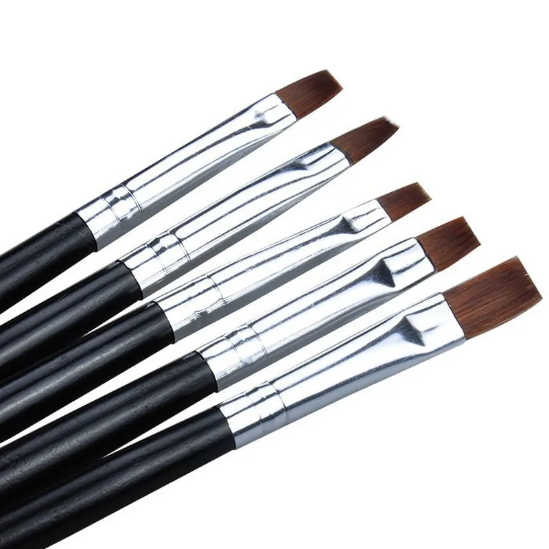 Профессиональный набор кистей для дизайна ногтей Рисование линий ручка УФ Гель