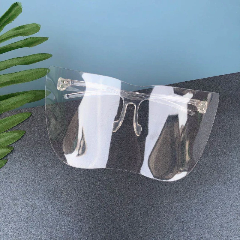 

Kitchen Transparent Face Shield Glasses Guard Protector Ultra-clear HD Anti-fog Face Mask Anti-oil Onion Goggles Cooking Tools