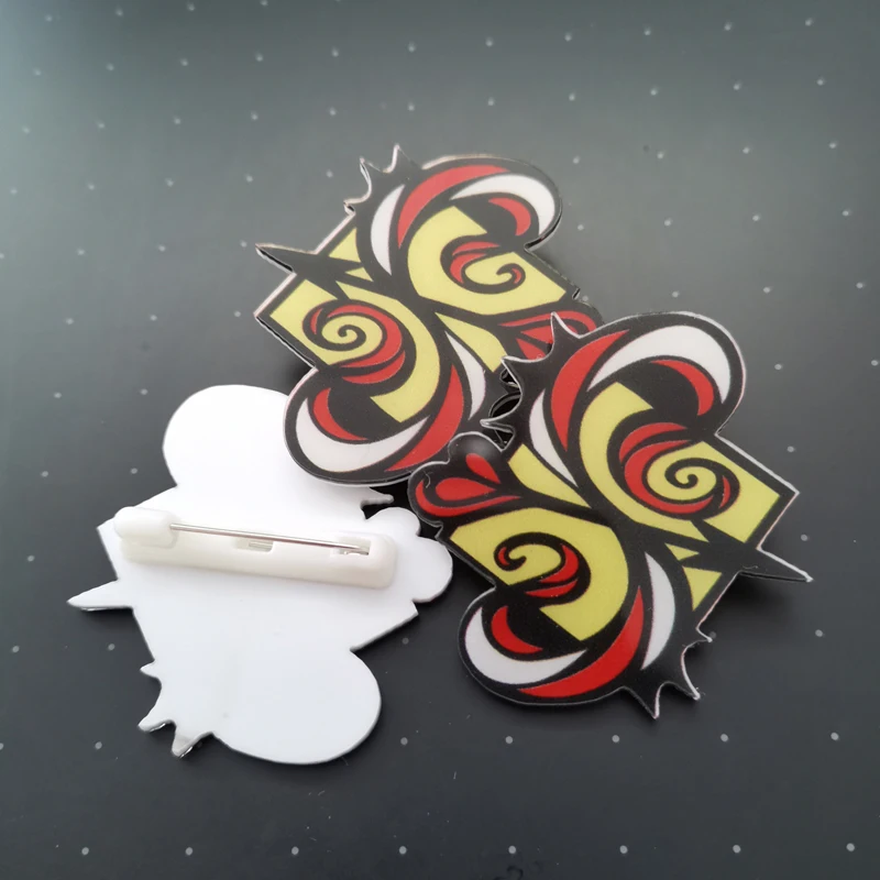 

Anime SK EIGHT SK8 the Infinity Miya REKI SNOW Cherry Blossom Badge Brooch Pin Bag Pendant Acrylic Pin Gifts For Girls CS574