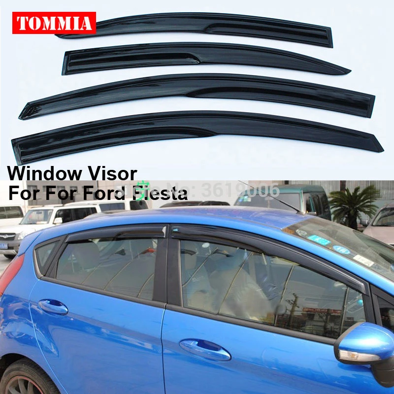 Козырек для окон tommia 4 шт. защита от ветра и дождя Ford Fiesta | Автомобили мотоциклы