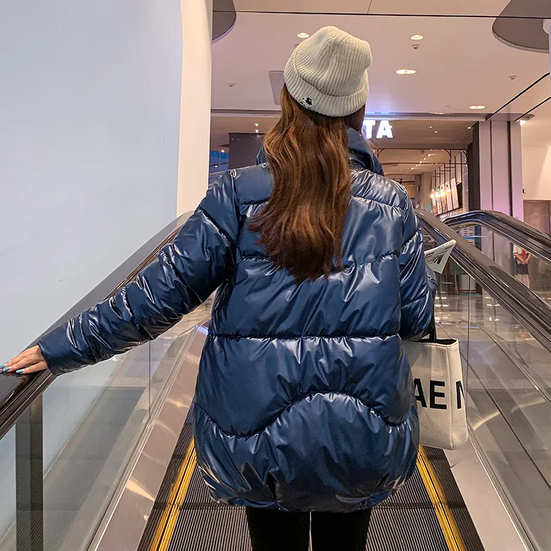 2020 новые роскошные дизайнерские Для Мужчин's стеганая куртка блестящие уход за