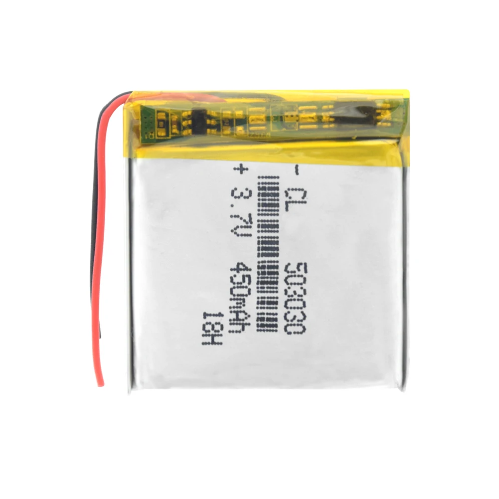 Аккумуляторная батарея 450mAh Lipo 503030 Li Ion ячеек литий полимерный аккумулятор Po для GPS
