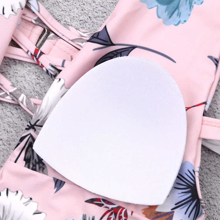 Новый слитный купальник с принтом европейский и американский сексуальный