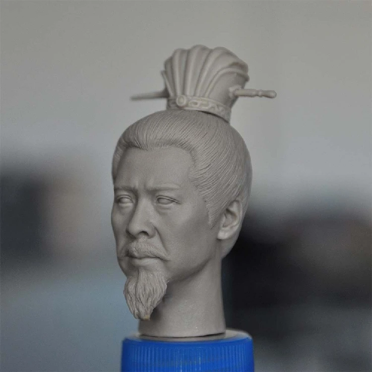 1/6 масштаб легенда о трех царствах императора Лю Бэй с короной неокрашенные