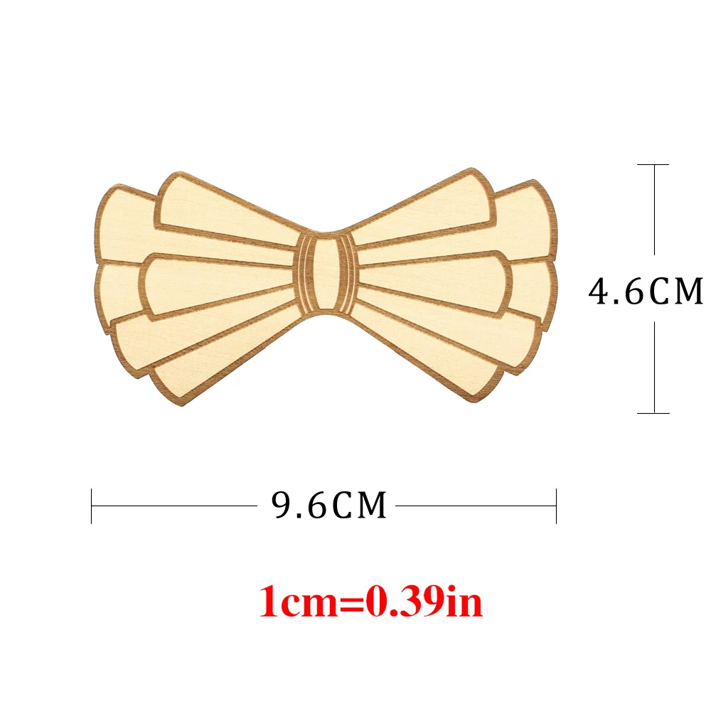 Оригинальный деревянный галстук-бабочка для мужчин модный резной цветочный