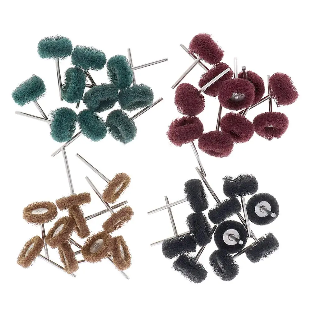 Щеточный мини полировальный диск абразивный круг из нейлонового волокна