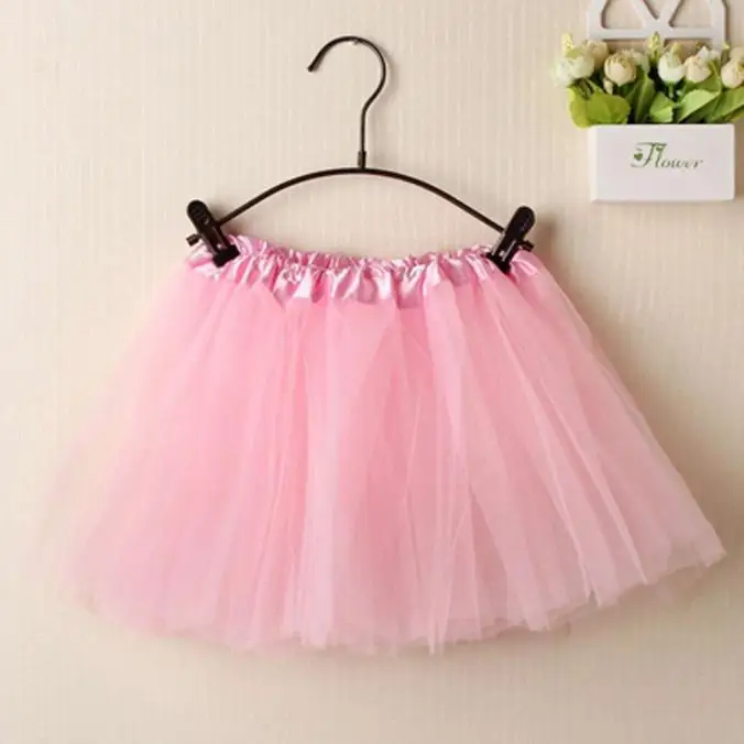 Women Ballet Tutu Layered Organza Lace Mini Skirt Solid Color Simple Elegant Comfortable Sexy Lovely Girls | Женская одежда