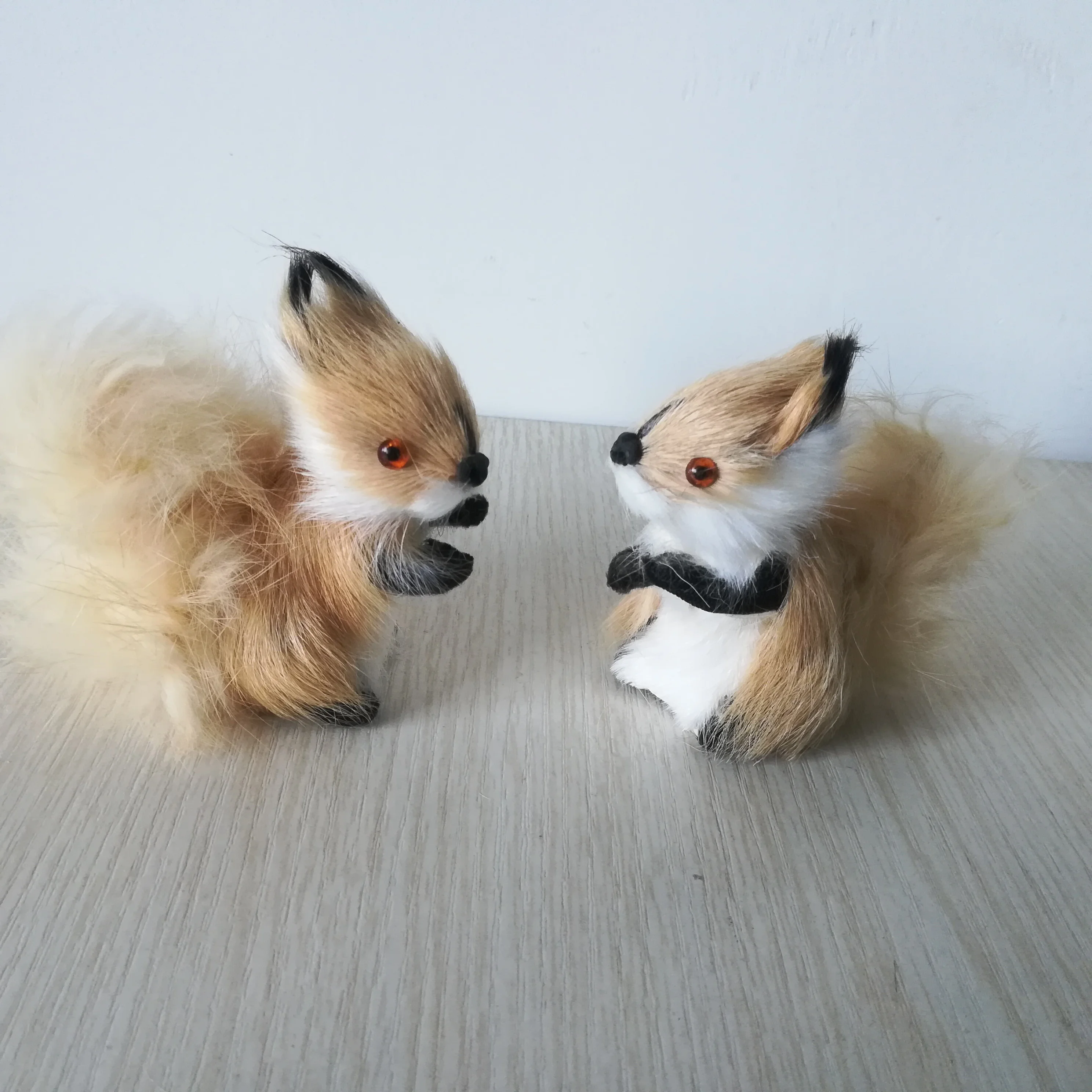 real life toy mini 7x7cm brown squirrel hard model polyethylene&ampfurs squirrels one pair home decoration props h0459 | Игрушки и хобби