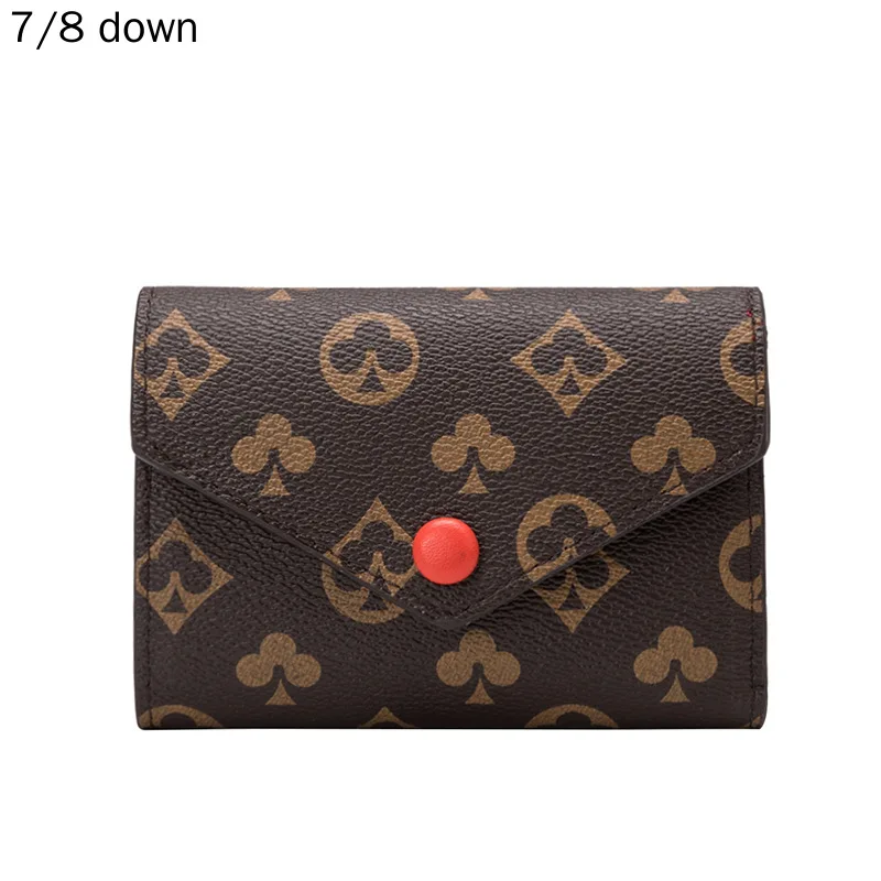 Короткий кошелек для женщин Корейская версия многофункциональный карт бумажник