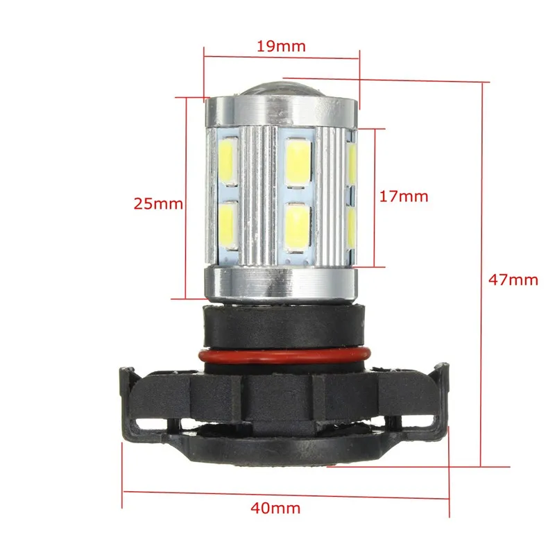 12В PSX24W лампочки светодиодные лампы 5730/5630 SMD Противотуманные фары дальнего света