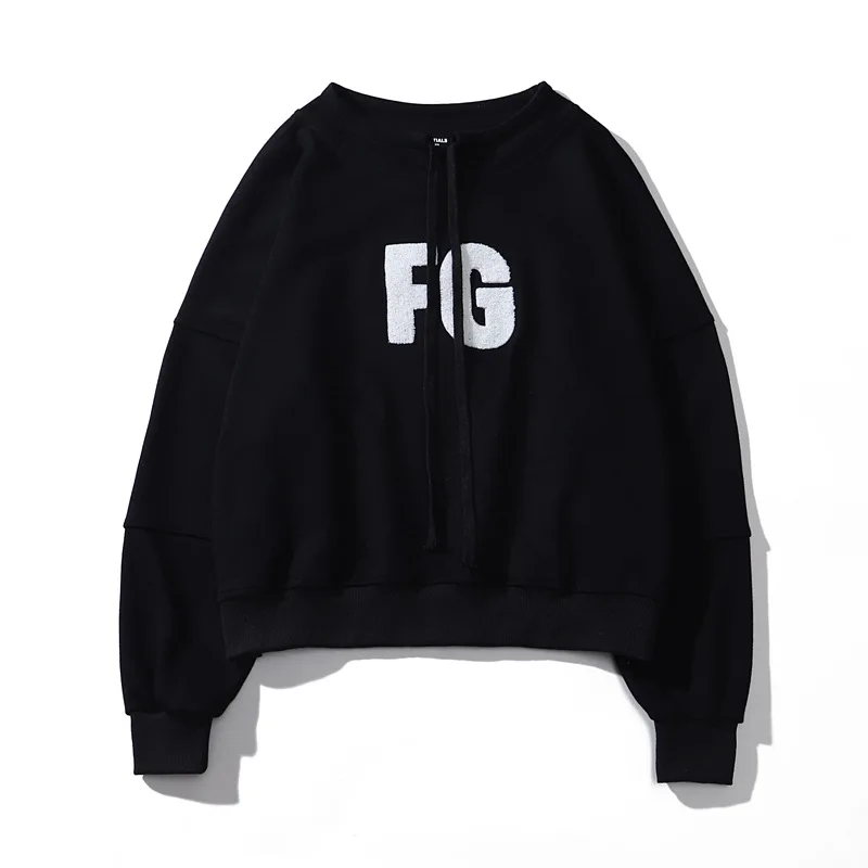 

Feel of God essenials Season 6 main line FG drawstring loose stand collar sweater fog high street fashion brand