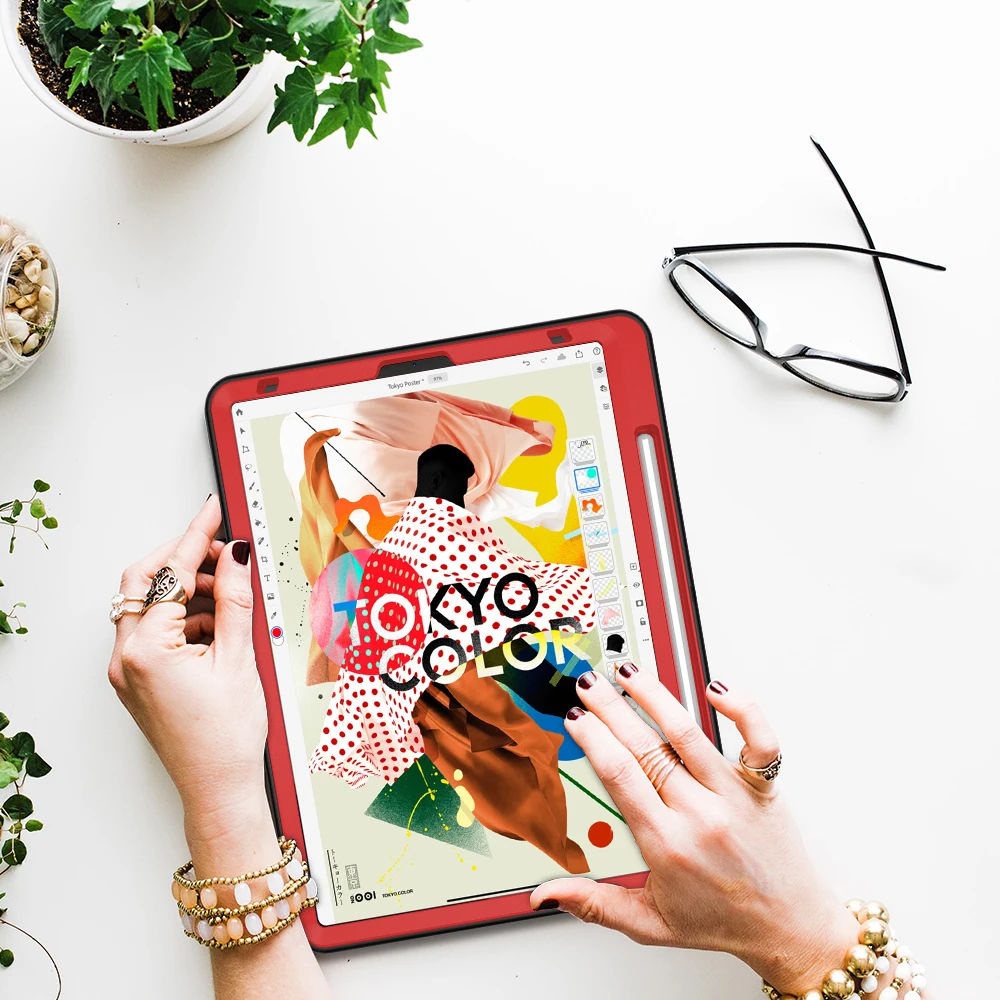 Чехол s для Apple iPad Pro 11 гибридный защитный чехол с подставкой и держателем ручного
