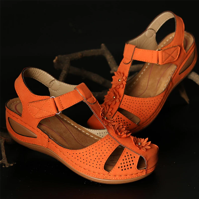 Женские босоножки Новая Летняя обувь сандалии на танкетке Chaussure Femme Повседневные