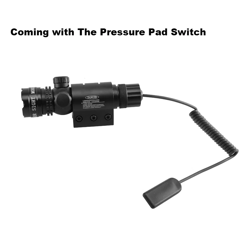 Охотничий Тактический красный/зеленый точечный лазерный прицел с регулируемым