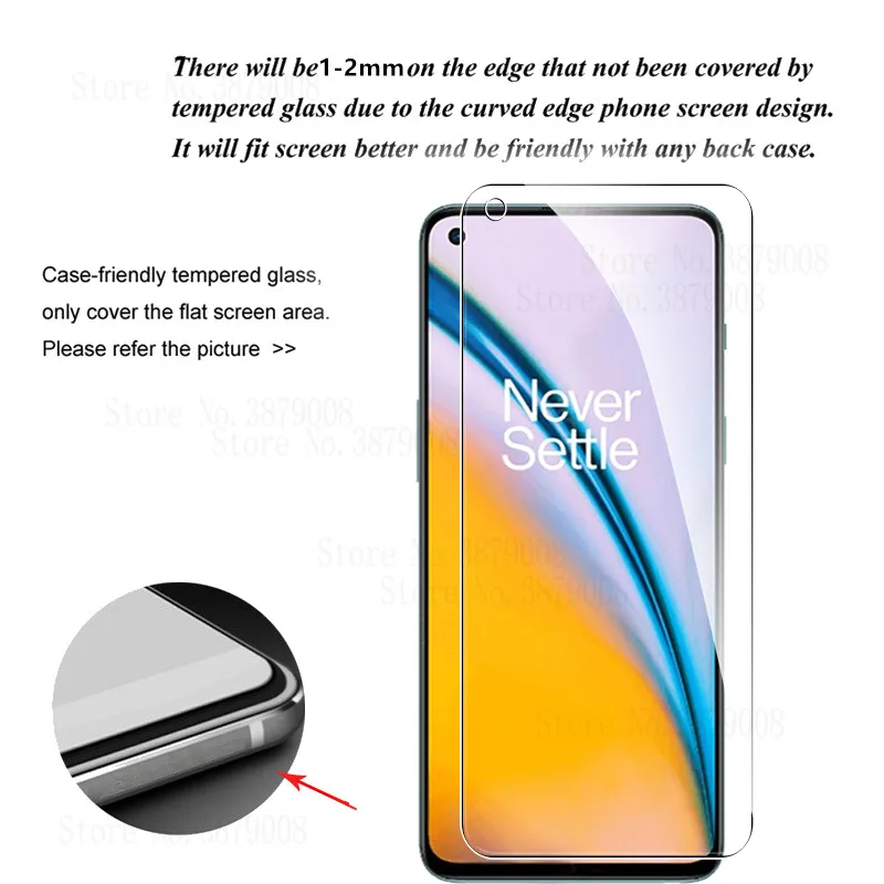 Защитное стекло 2 в 1 для Oneplus Nord зеркальная защита объектива камеры экрана One Plus Ce