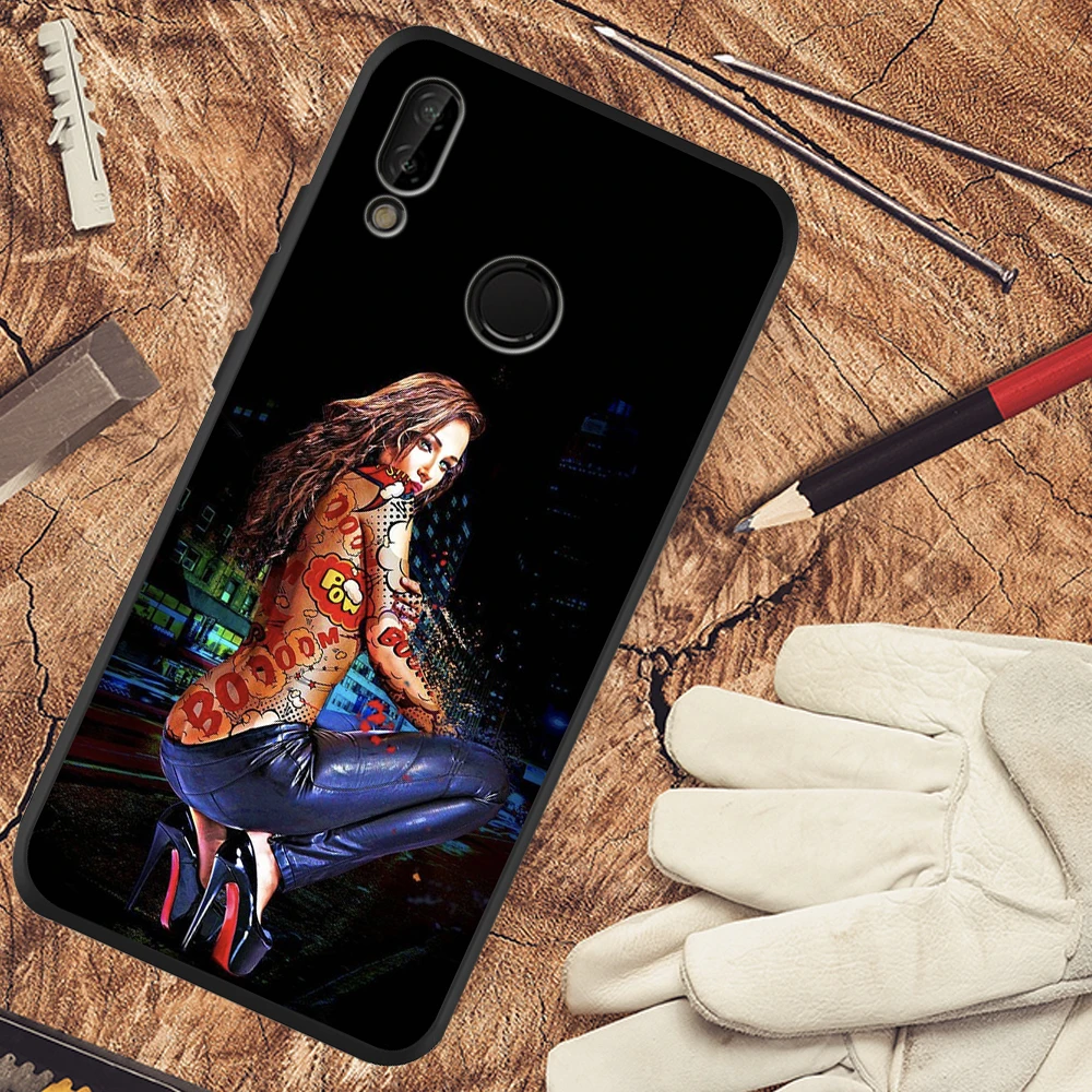 H0669 Сексуальная девушка стильная обувь для поездок на мотоцикле на huawei P8 P10 P20 P30 Коврики 10 20 Honor 8 8X 9X 8C 9 V20 30 10 Lite Plus Pro Чехол coque - Цвет: H0669