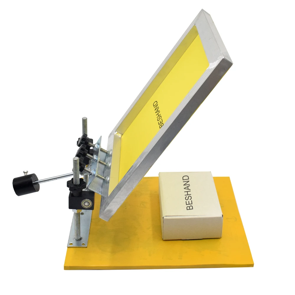 Шарнирные зажимы для трафаретной рамы шириной 25 см плоская и трехмерная головка