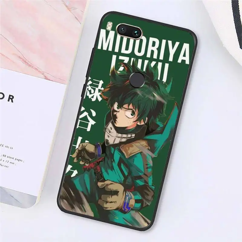 

My Hero Academia japanese anime deku bakugou Phone Case For Xiaomi Redmi note 7 8 9 t max3 s 10 pro lite cover funda coque shell