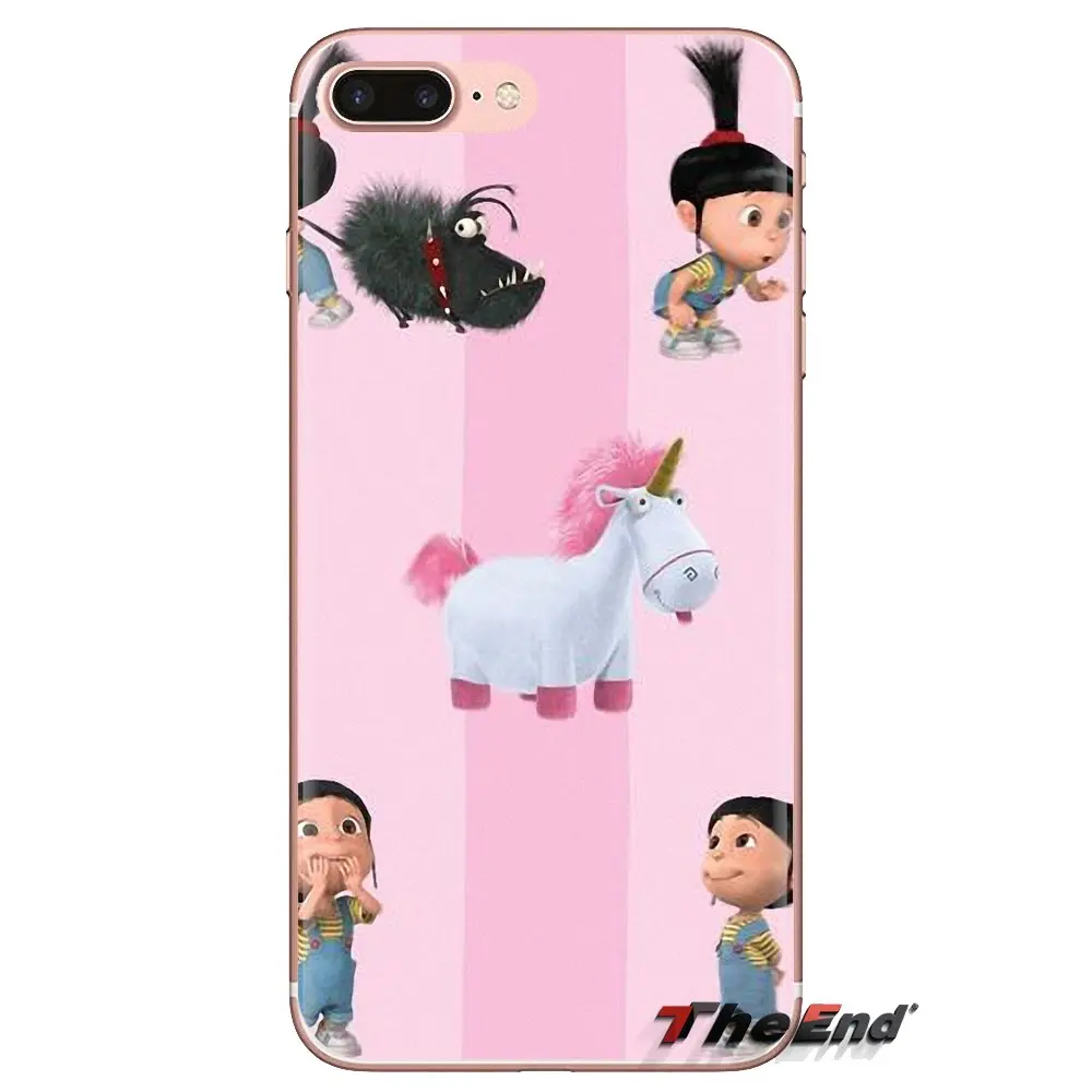 Silicone Cover Bag Unicorn Agnes Despicable Me Minions For Samsung Galaxy S3 S4 S5 Mini S6 S7 Edge S8 S9 S10 Plus Note 3 4 5 8 9 |