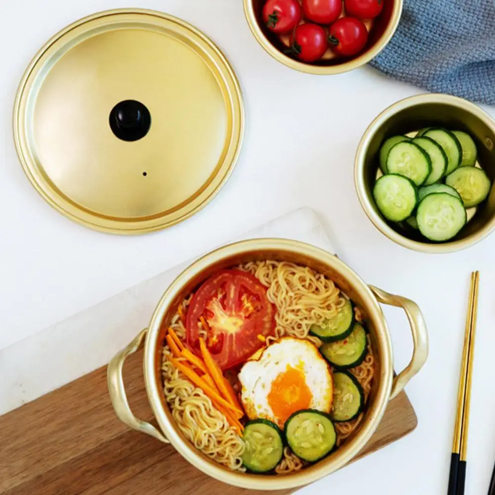 Panelas Pancake сковорода для стейка корейский Ramen горшок лапши алюминиевый кастрюля