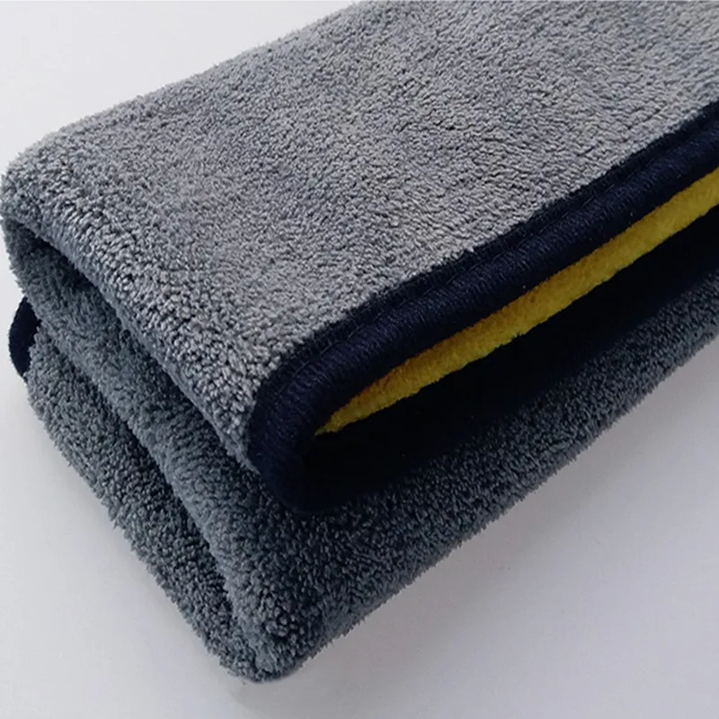 30*40 см Коралловое бархатное толстое двустороннее полотенце для чистки