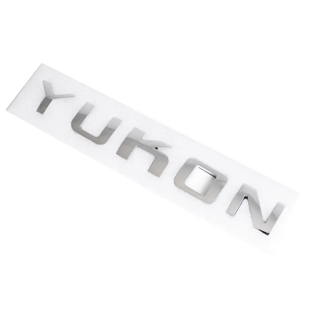 3D YUKON Letter Эмблема для кузова автомобиля Tailgate Fender декоративная наклейка GMC Yukon |