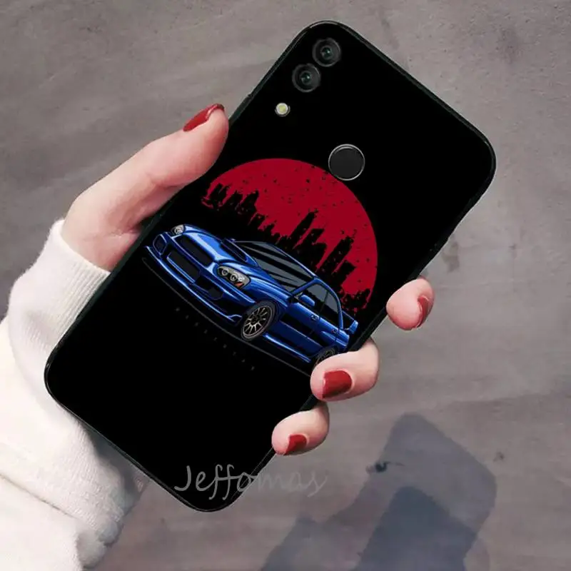 

Japan JDM Car AE86 Phone Case For Huawei Honor view 7a5.45inch 7c5.7inch 8x 8a 8c 9 9x 10 20 10i 20i lite pro Cover Shell