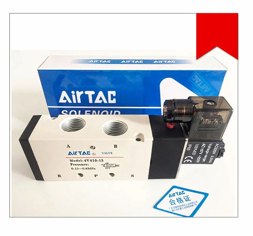 Оригинальный Пневматический электромагнитный клапан Airtac 4V210 08 4V310 10 4V110 06 4V410