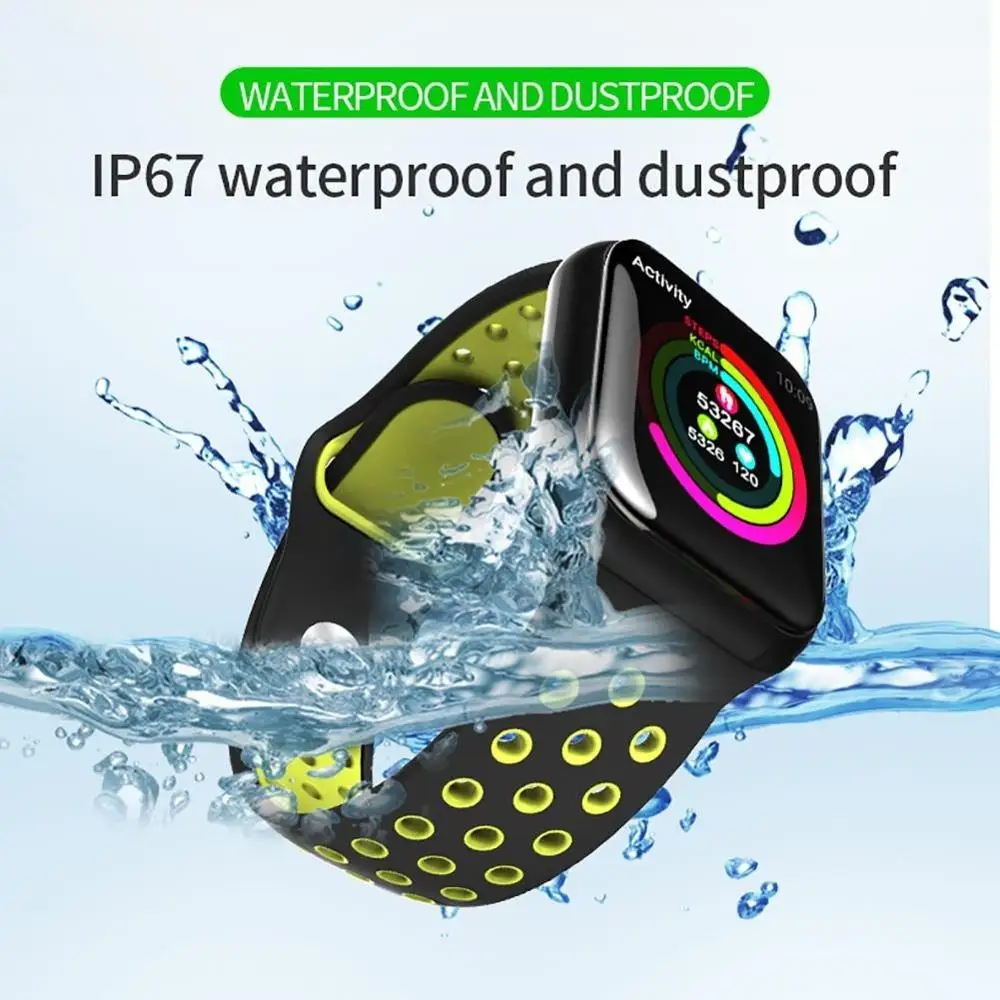 Умные часы с сенсорным экраном IP67 водонепроницаемые спортивные Смарт наручные