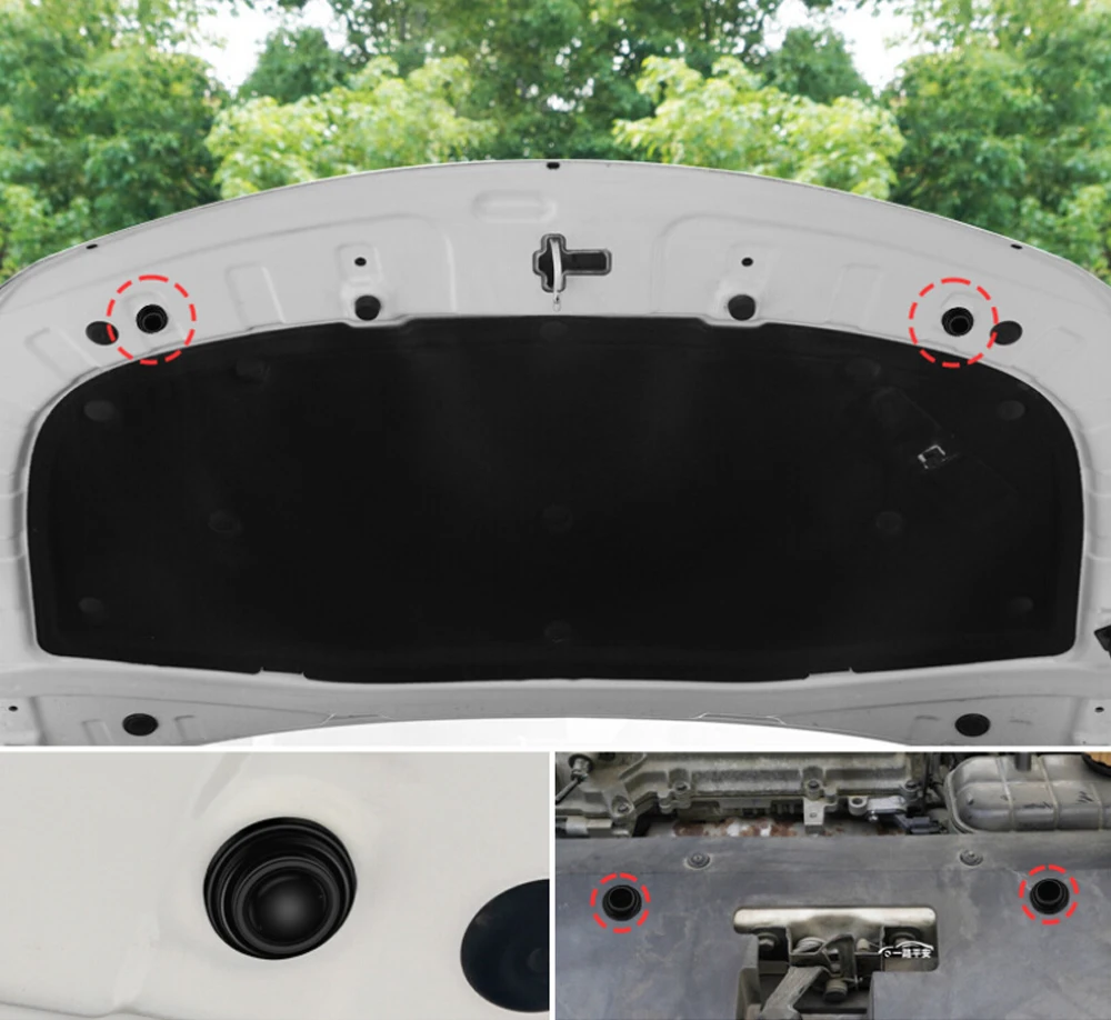 4 шт. автомобильные звукоизоляционные буферы для Kia Ceed mohas OPTIMA Carens Borrego CADENZA Picanto SHUMA