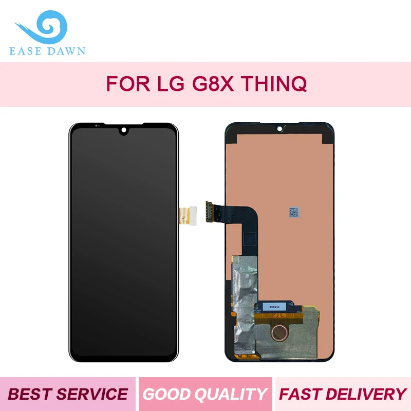 Для LG G8X ThinQ ЖК-дисплей OLED экран сенсорный дигитайзер сборка для дисплей Оригинал -