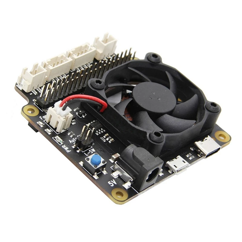

X735 Power Management & Auto Cooling Expansion Board with Safe Shutdown 5V Max for Raspberry PI 4B/3B+/3B