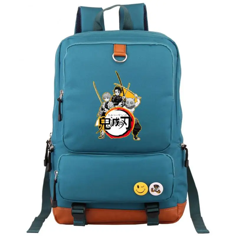 

Lover Couple Bag Kimetsu no Yaiba Cosplay Backpack School Backpack Kamado Tanjirou Anime Print Computer Bag Demon Slaver