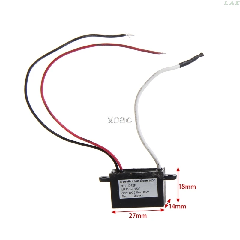 12 В постоянного тока очиститель воздуха ионизатор генератор отрицательных ионов