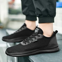 mens casual shoes mesh breathable men running jogging shoes non slip sneakers outdoor light walking shoes fashion summer shoes