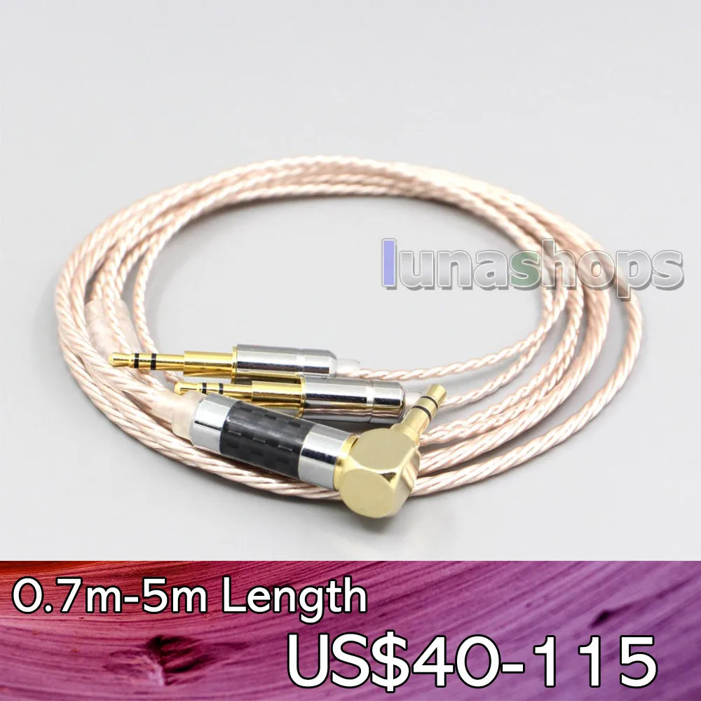 

LN006880 Hi-Res Brown XLR Earphone Cable For OLLO Audio S4 MIXING S4R Recording S4X Reference HPS Headphone