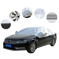 uv protection dust proof car cover universal fit half semi car protection cover